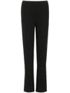 Barrie X Sofia Coppola Cropped Knitted Leggings In 黑色