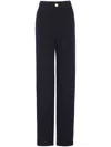 Barrie X Sofia Coppola Slim-cut Knitted Trousers In 黑色