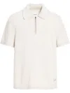 Barrie Poloshirt Mit Reissverschluss In Weiss