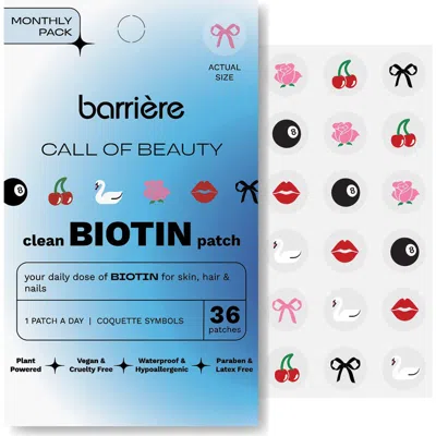 Barrière Barriere Call Of Beauty Biotin Patch In Multi
