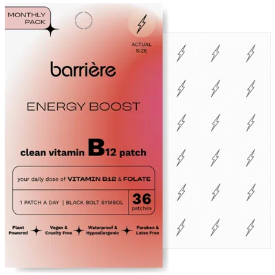 Barrière Energy Boost Vitamin B12 36 Pack - Bolt