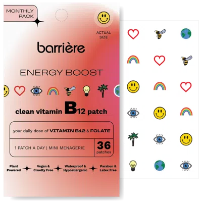 Barrière Energy Boost Vitamin B12 36 Pack - Icons