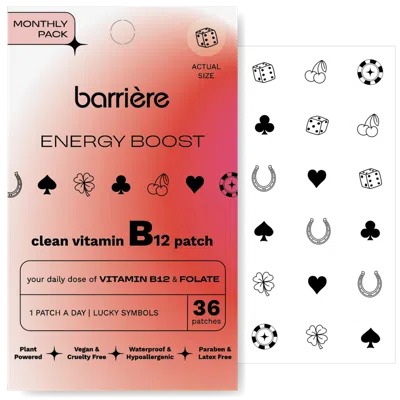 Barrière Energy Boost Vitamin B12 36 Pack - Lucky In White