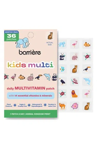 Barrière Barriere Kids' Animal Kingdom Multivitamin Patches