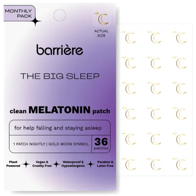 Barrière The Big Sleep Clean Melatonin 36 Pack