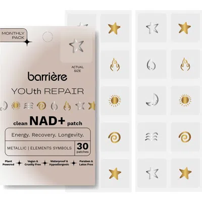 Barrière Barriere Youth Repair Nad Plus Patch In Metallic