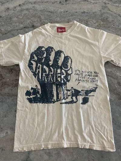 Pre-owned Barriers 2020 Fist Tee In Cream