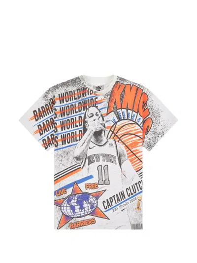 Barriers Captain Clutch Graphic-print T-shirt In White