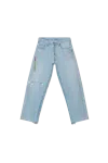 Barriers Cowrie Shell Denim Jeans Blue