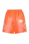 Barriers Cowrie Shell Sweatshort Orange In Orange