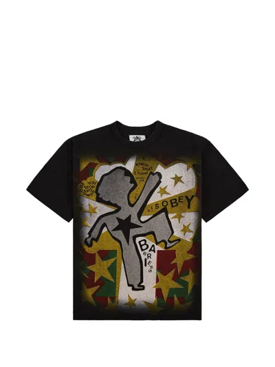 Barriers Disobey Graphic-print T-shirt In Black