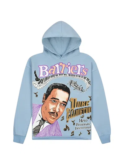 Barriers Duke Ellington Graphic Hoodie In Blue