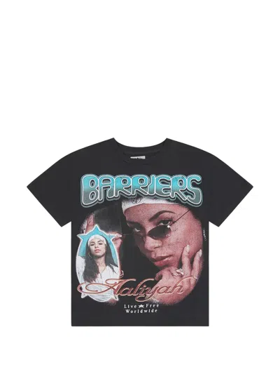 Barriers Graphic-print T-shirt In Black