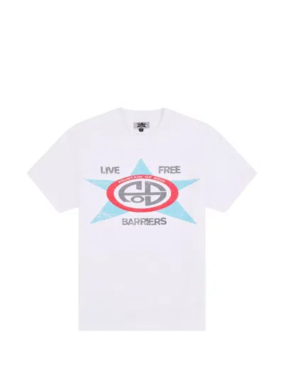 Barriers Graphic-print T-shirt In White
