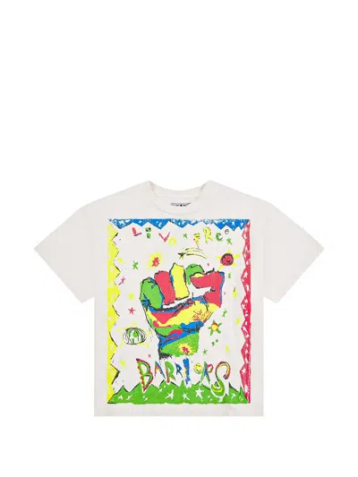Barriers Graphic-print T-shirt In White