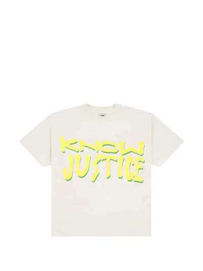 Barriers Justice Peace T-shirt In Neutral