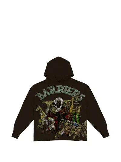 Barriers Mansa Musa Portrait Hoodie In Black