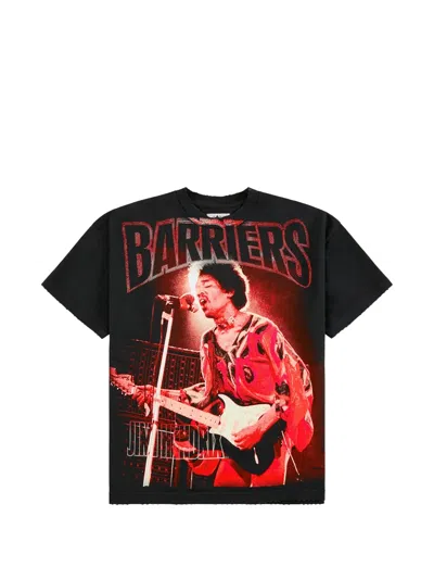 Barriers Soul Brother Cotton T-shirt In Black