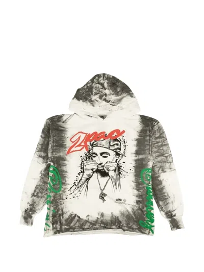 Barriers X 2pac Graphic-print Hoodie In Animal Print