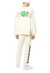 Barrow Hoodie En Coton Molleton In White