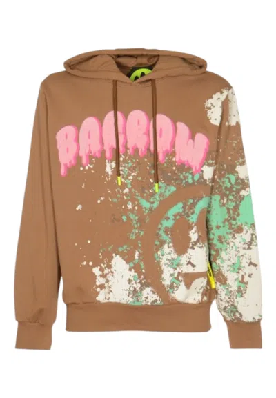 Barrow Adult Unisex Sweatshirt  With Hood In Brown