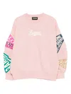 Barrow Angel Sweatshirt In Pink