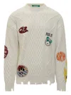 Barrow Appliqué Distressed Jumper In Multi