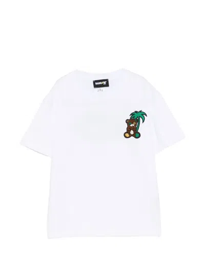 Barrow Kids' Appliqué T-shirt In White