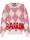 Barrow Argyle-pattern Jumper In Bw009 Turtledove