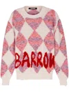 Barrow Argyle-pattern Jumper In Pink