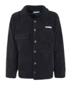 Barrow Artificial Fur Teddy Casual Jacket In Blue