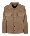 Barrow Artificial Fur Teddy Casual Jacket In Brown