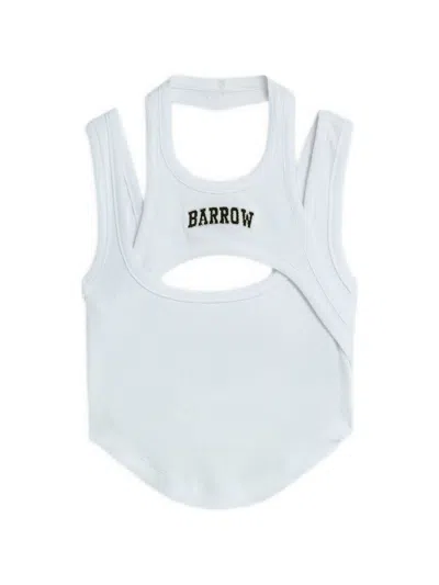 Barrow Asymmetrical Cropped Top In Blue