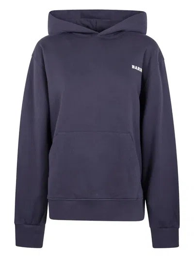 Barrow Basketball-print Hoodie In Blue