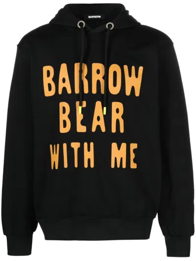 Barrow Man Sweatshirt Black Size Xl Cotton