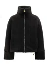 Barrow Fleece Zip-up Jacket In Black