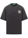 Barrow Round Neck Logo T-shirt In Black