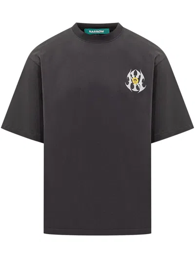 BARROW BARROW BARROW TRIBAL PRINT BLACK T-SHIRT