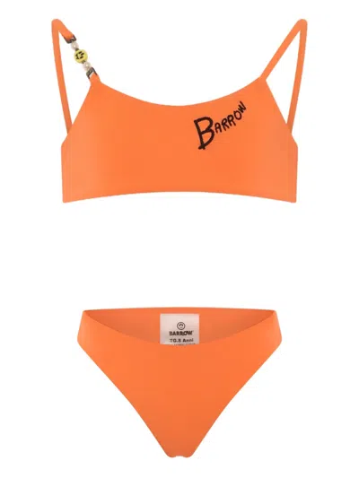 Barrow Kids' Bead-detailing Bikini In Orange