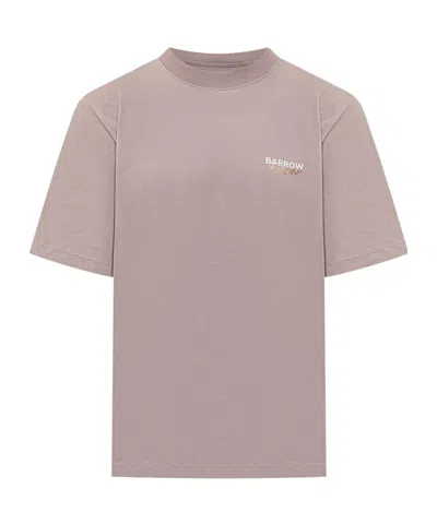 Barrow Bear Back-print T-shirt In Pink