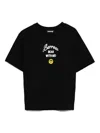 Barrow Bear-embellished Cotton T-shirt In Black