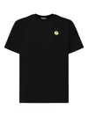 Barrow Orso Graphic Print Crew Neck T-shirt In Black