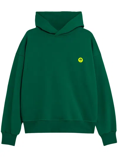Barrow Bear-motif Hoodie In Green