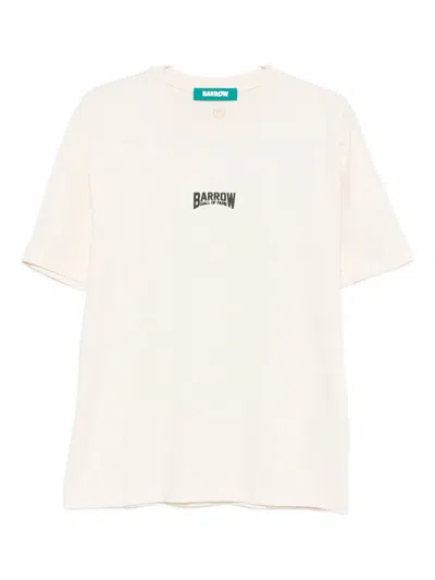Barrow Bear Statue-print T-shirt In Neutral