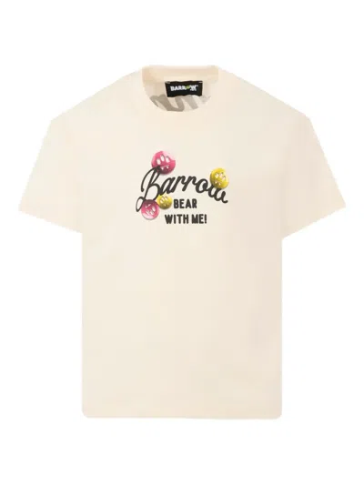 Barrow Bear With Me T-shirt In Neutral