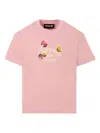 Barrow Bear With Me T-shirt In Pink