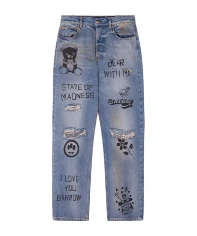 Barrow Belt-loop Jeans In Gray