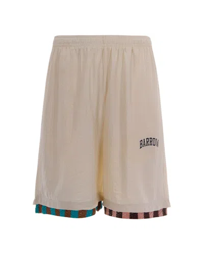 Barrow Bermuda Popeline Crema In Neutral