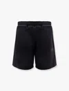Barrow Cotton Bermuda Shorts With Logo In Black