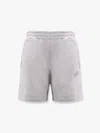 Barrow Cotton Bermuda Shorts With Logo In Grey